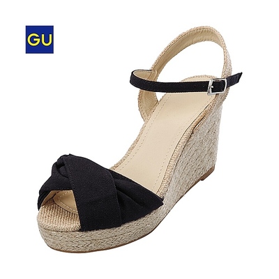 ジュートウエッジサンダル