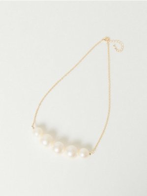 コットンパールネックレス