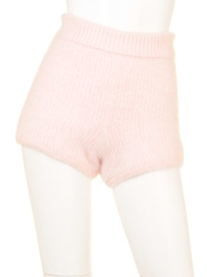 アンゴラケーブルショートパンツ