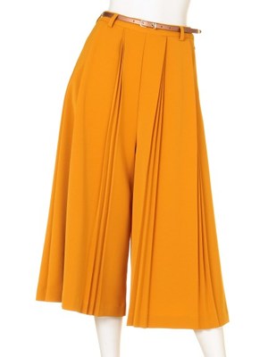 プリーツガウチョパンツ