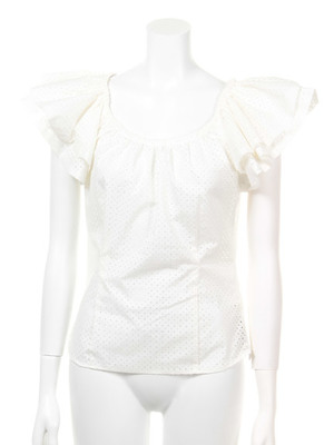 ボリュームフリルブラウス