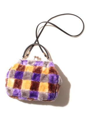 がま口ファーBAG