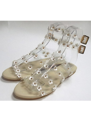 LILICIOUSクリアモチーフグラディエーターサンダル