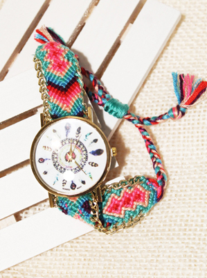 ミサンガウォッチ-PNK.MLT