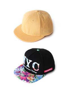 シンプルカラー/NYCロゴキャップ・全7種類・e41006