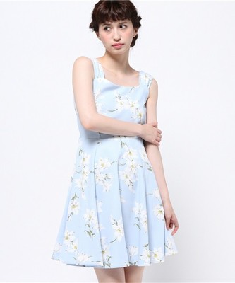 リリープリントワンピース