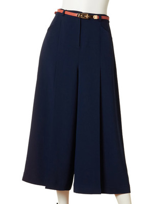 Lily Brown (リリーブラウン) ベルト付きガウチョパンツ