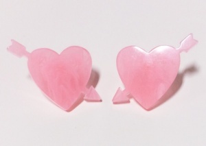 Heart Arrow Pierced Earring