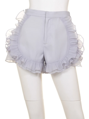 snidel オーガンジープリーツスカショートパンツ