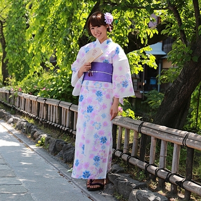 浴衣３点セット（作り帯タイプ）