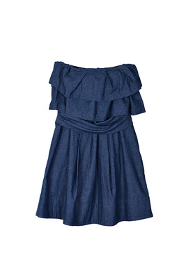 デニムフリルベアドレス