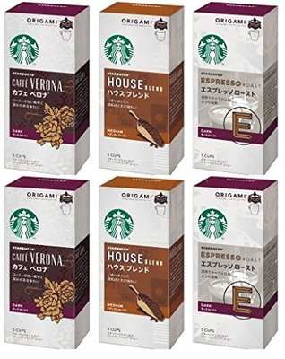 スターバックス オリガミドリップコーヒー 3種 各2個セット(合計6個)