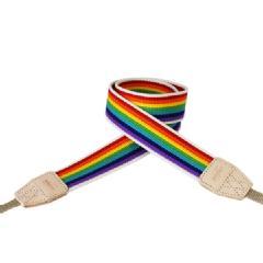 Swimming Fly （スイミングフライ） カメラストラップ レインボーストライプ