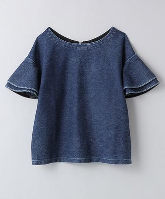 デニムフリルプルオーバーSS