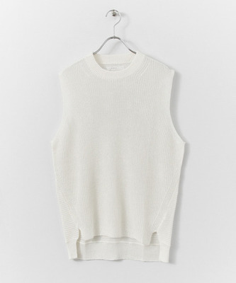 綿麻ニットベスト