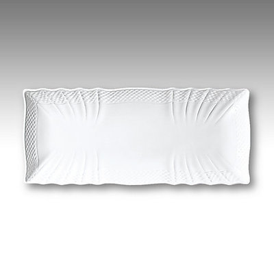 ベッキオジノリホワイト　長方形皿