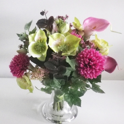 CT触媒テーブルフラワー クリスマスローズ