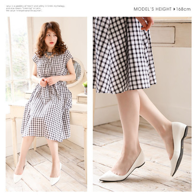 ポインテッドトゥシークレットインヒールパンプス