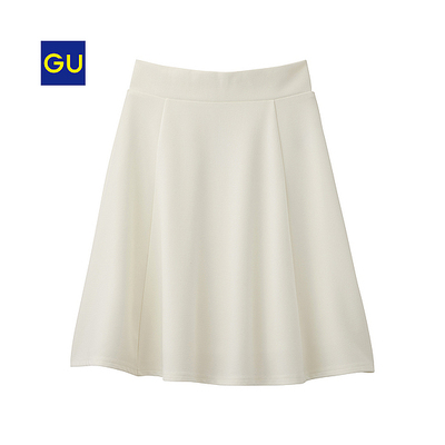 バックギャザーフレアスカート