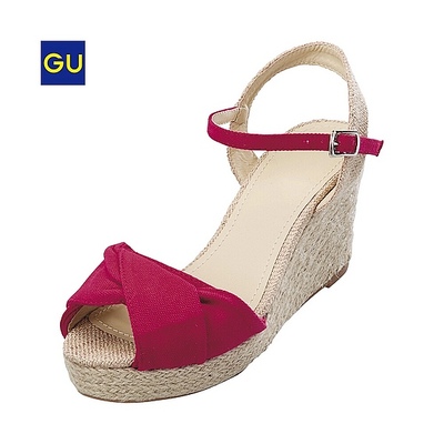 ジュートウエッジサンダル