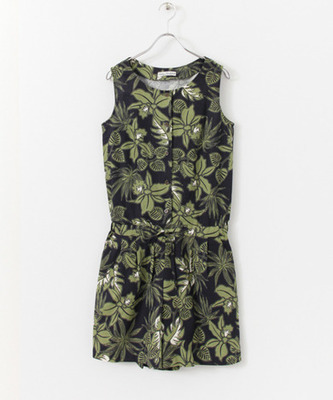 ボタニカルプリントオールインワン