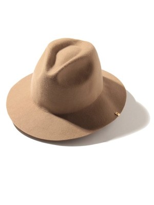 シンプル中折れプレートハット