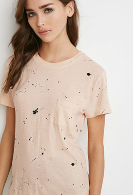 スプラッタープリントポケットTシャツ