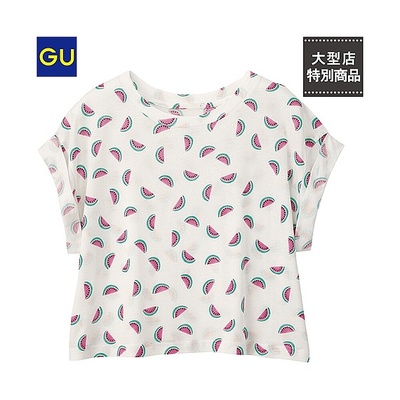 （GU）グラフィックＴ（ジーニング・半袖）Ｇ