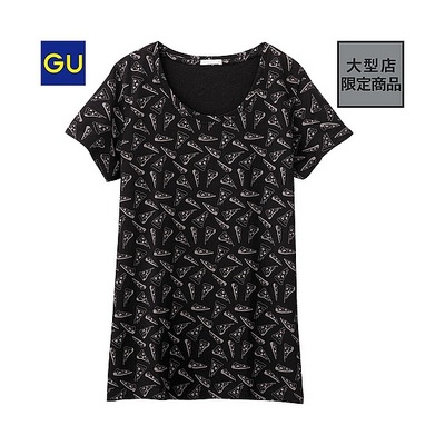 （GU）グラフィックＴ（キャンディロック・半袖）Ｄ