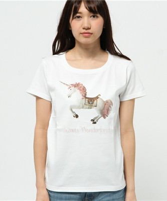 渡辺おさむ / Sweets Wonderland Unicorn T-shirt (Lady’s)