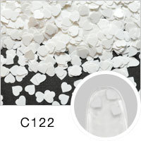 ハート3mm・マット・ホワイト