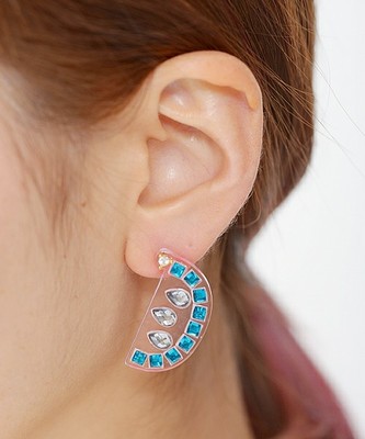 ビジューフルーツピアス