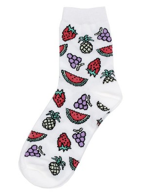 パステルフルーツ総柄ソックス