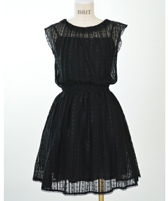 ストライプレースワンピース