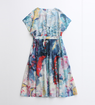 “together…”プリント ワンピース