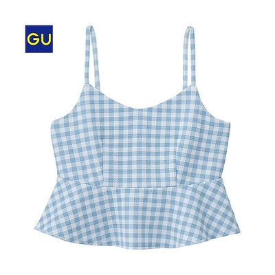 ギンガムチェックビスチェ