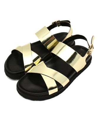 FABIO RUSCONI クロスサンダル