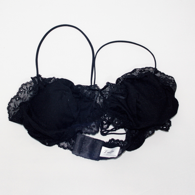 soft bra&shorts cotton black