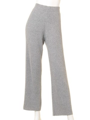 リブニットパンツ