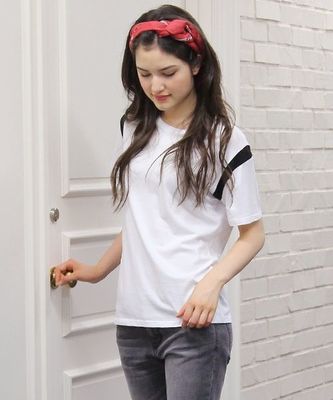 綿テン配色Ｔシャツ