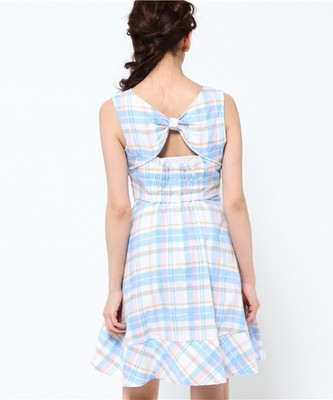 Lily Brown ネルチェックワンピース