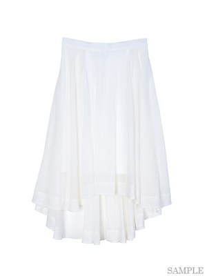 シフォンミモレ丈SK