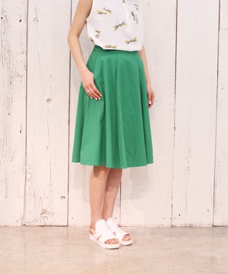 Ciaopanic】　綿麻フレアSK