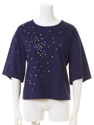 FURFUR (ファーファー)  きれいめ天竺ビジューTee