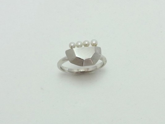 半多面体＋パール　リング＊１点もの＊