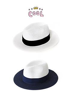 バイカラーパナマハット・全4色・2