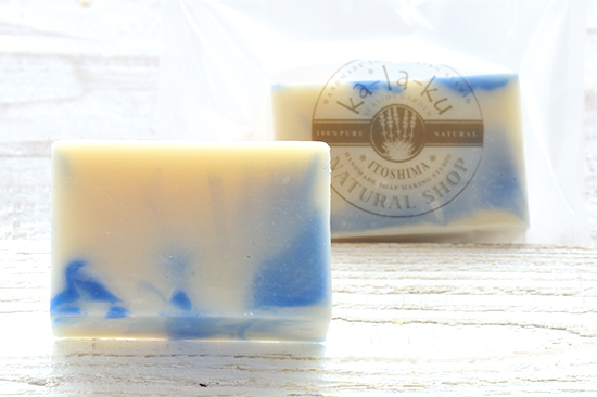 海のしずく石けん　ブルー