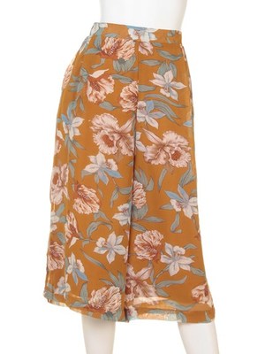 【chille anap】レトロ花柄ガウチョPT