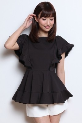 ラッフルスリーブチュニック