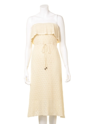 透かし編みベアワンピース